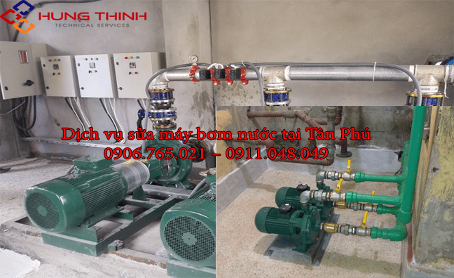 Thơ sửa máy bơm nước tại quận Tân Phú